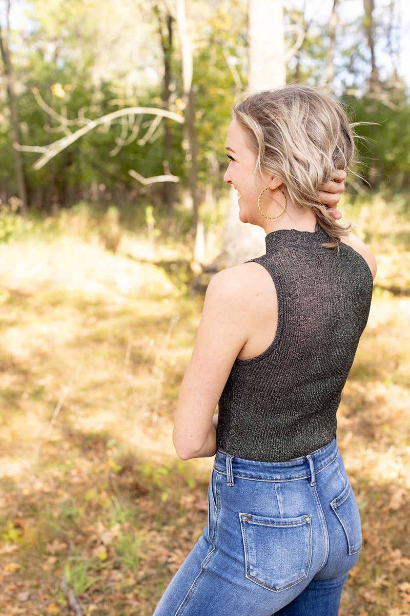 All That Shimmers Lurex Tank