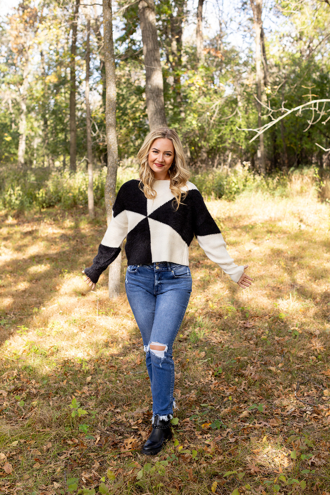 Winning Combo Color Block Sweater - *1 LEFT*