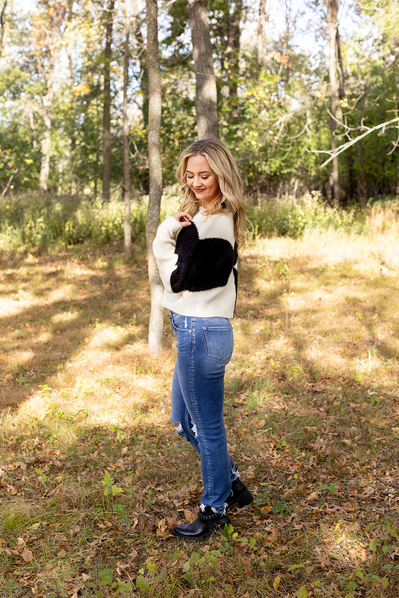 Winning Combo Color Block Sweater - *1 LEFT*