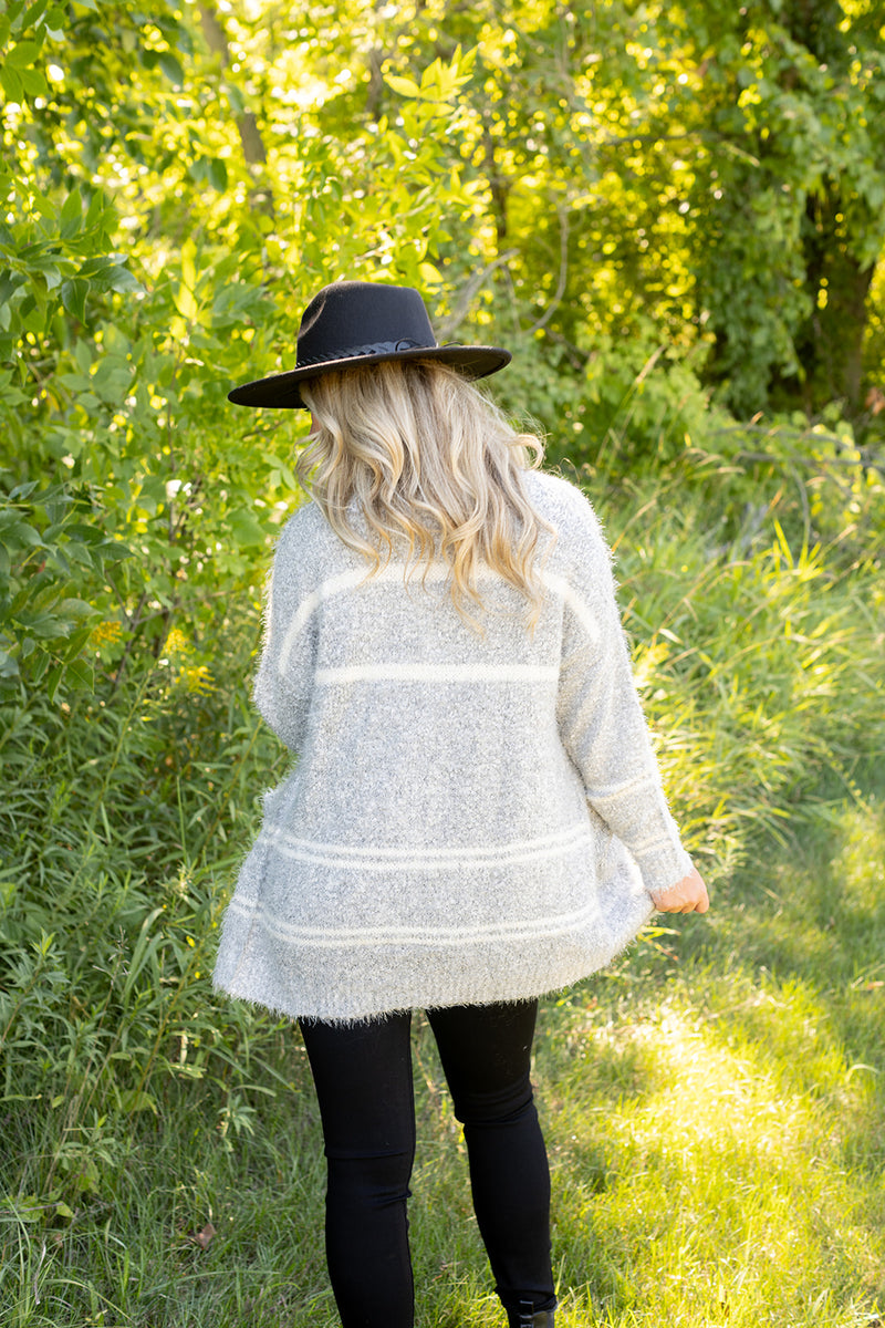 Changing Paths Stripe Sweater Cardigan - *LOW STOCK*