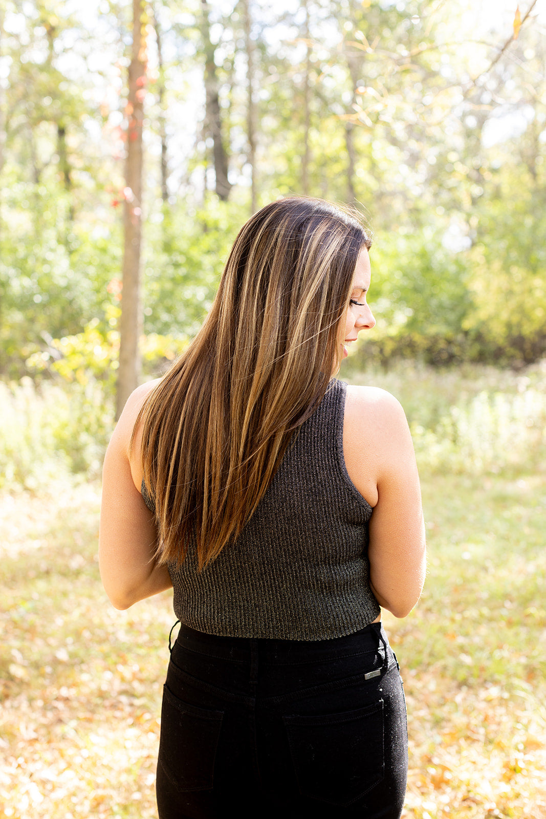 All That Shimmers Lurex Tank