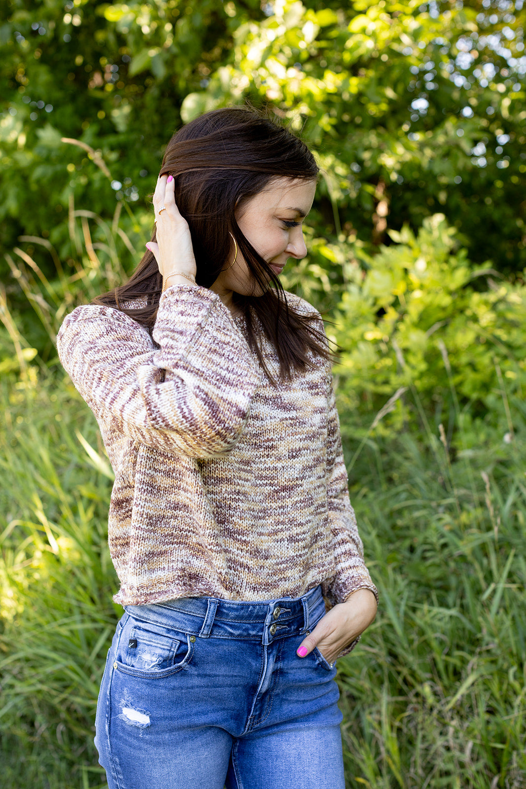 Adventure Awaits Bell Sleeve Sweater