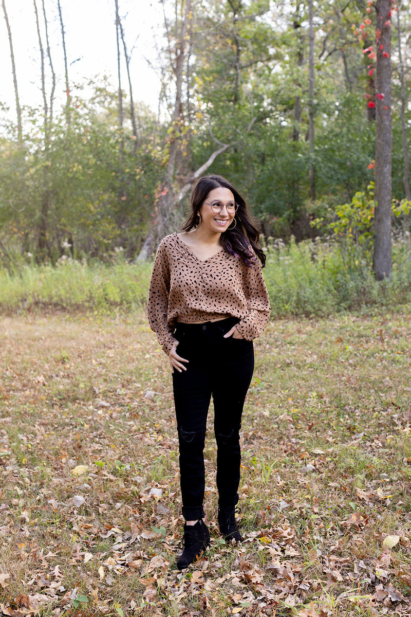 Fiercely You Animal Print Top