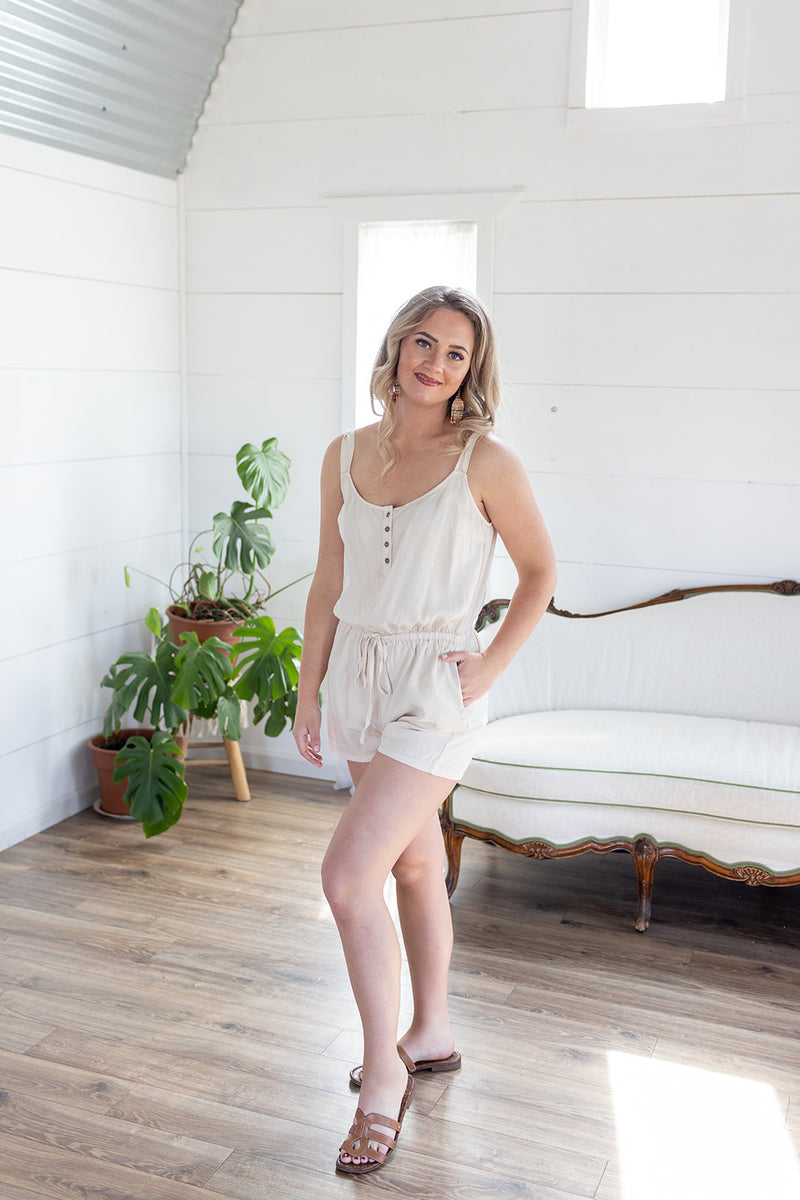 Tell Me More Tencel Romper - *1 LEFT*