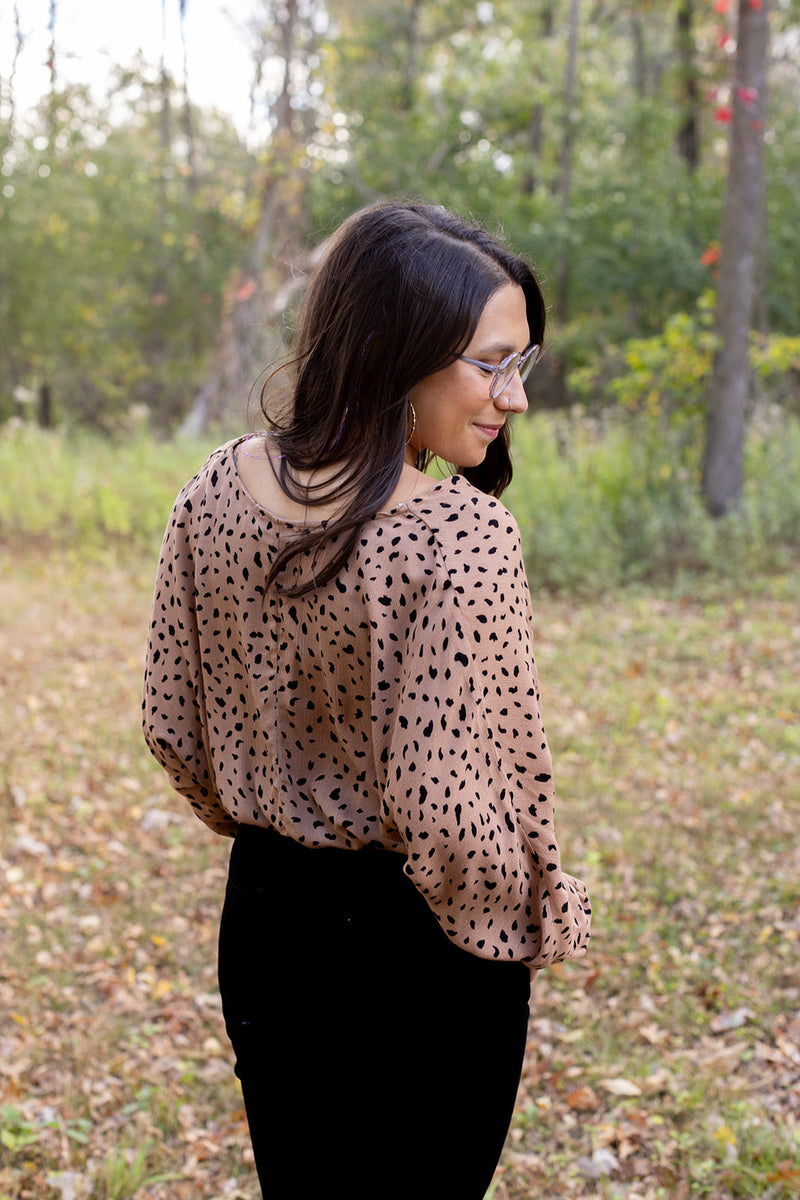 Fiercely You Animal Print Top