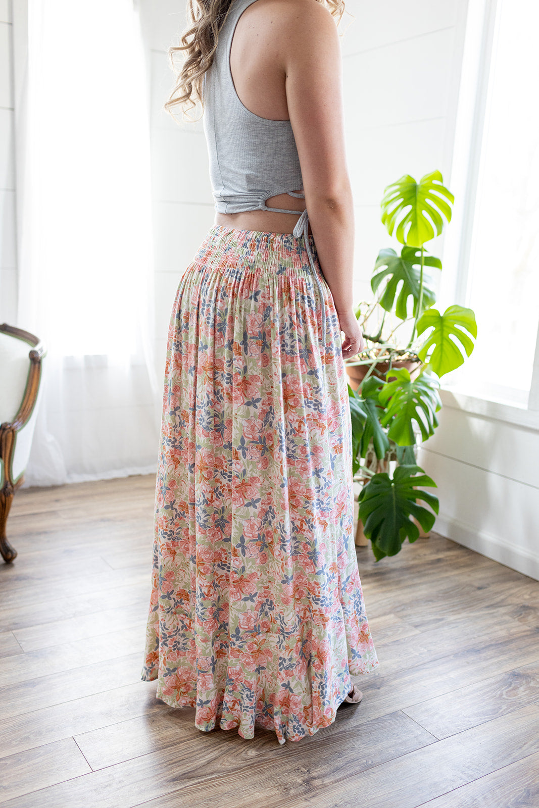 Play Date Floral Maxi Skirt