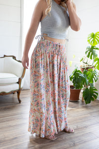 Play Date Floral Maxi Skirt