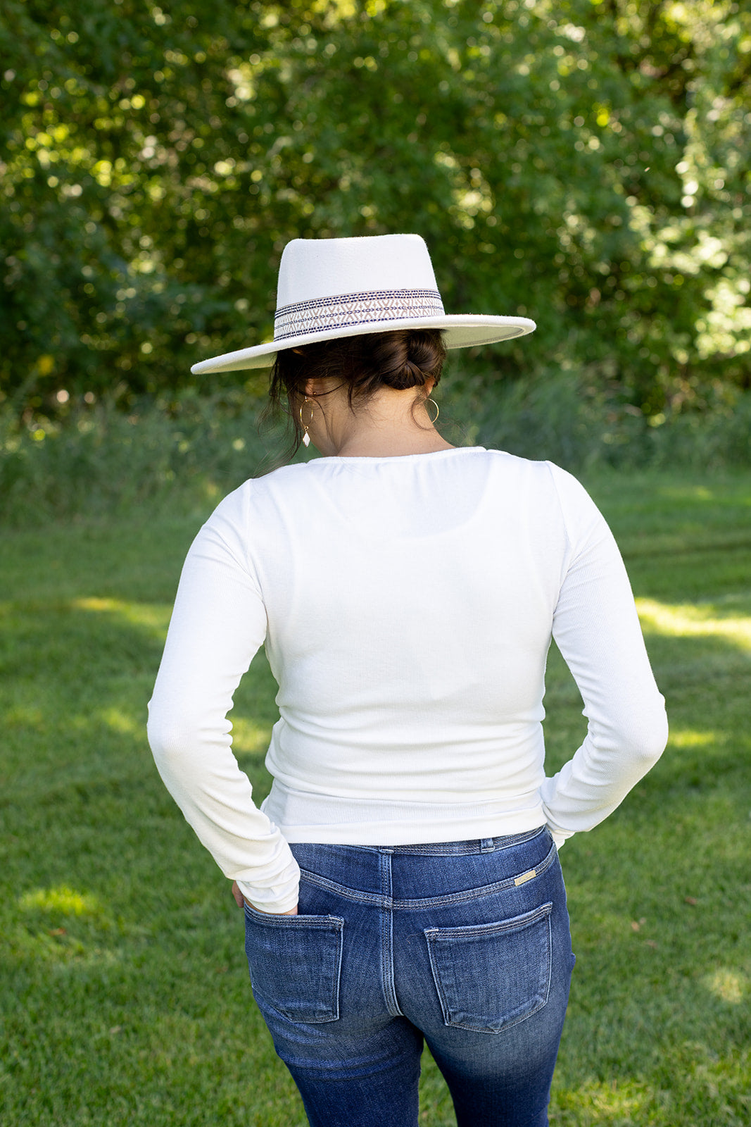 Stellar Look Ivory Wrap Top - *LOW STOCK*