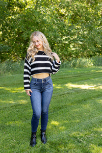 Let Them Talk Stripe Sweater - *SOLD OUT*