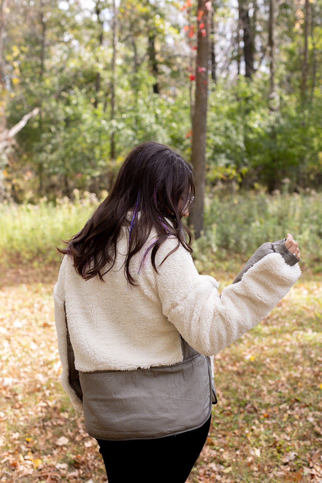 Forever Friends Cream Teddy Pullover Jacket