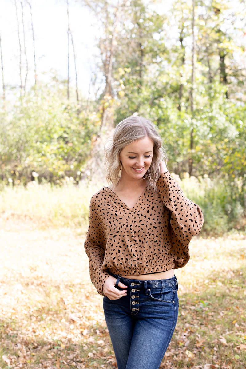 Fiercely You Animal Print Top