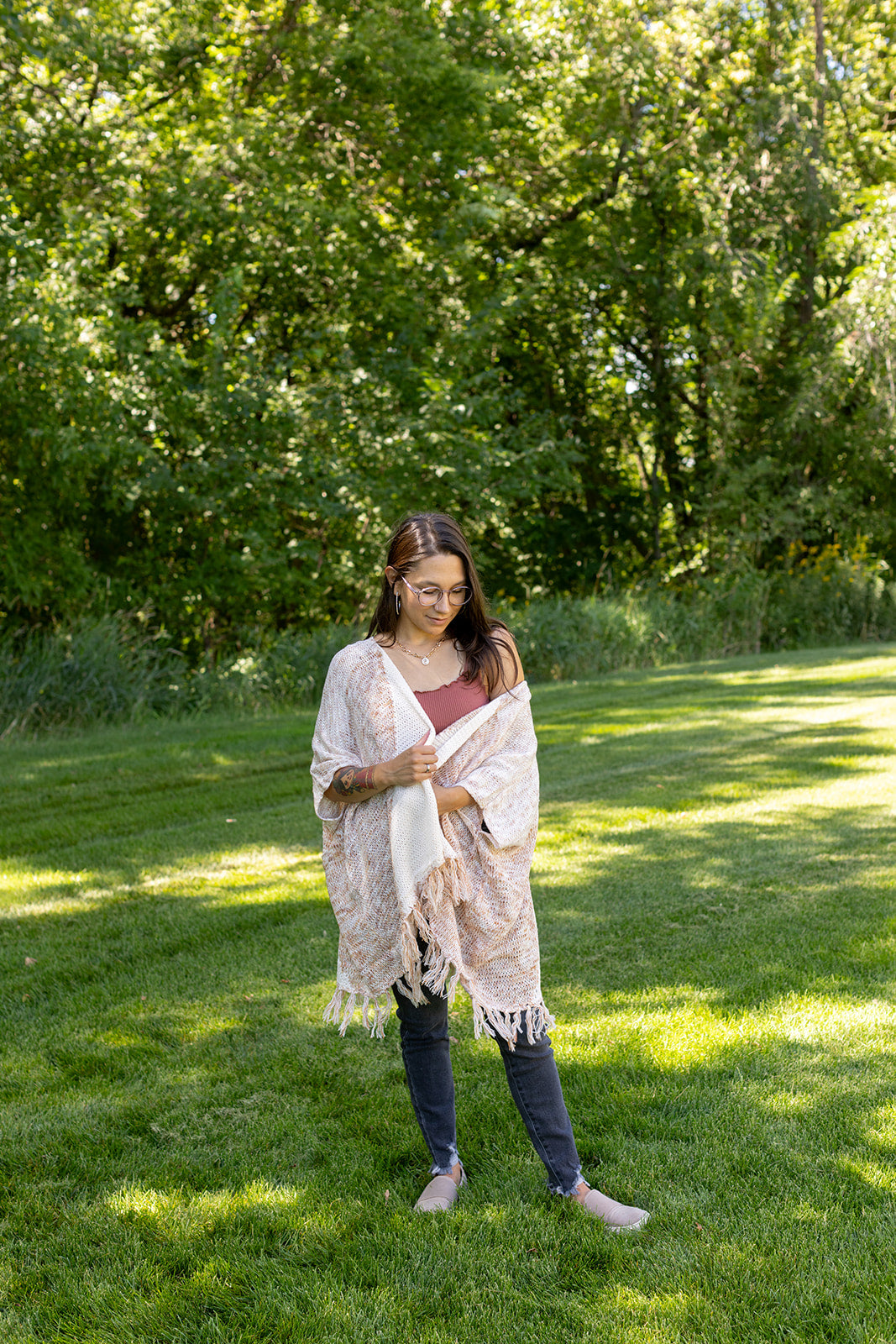 Orchard Day Fringe Cardigan