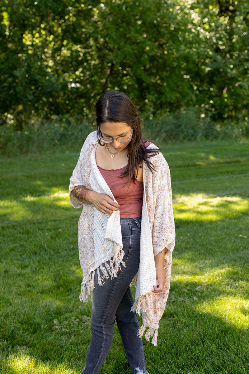 Orchard Day Fringe Cardigan