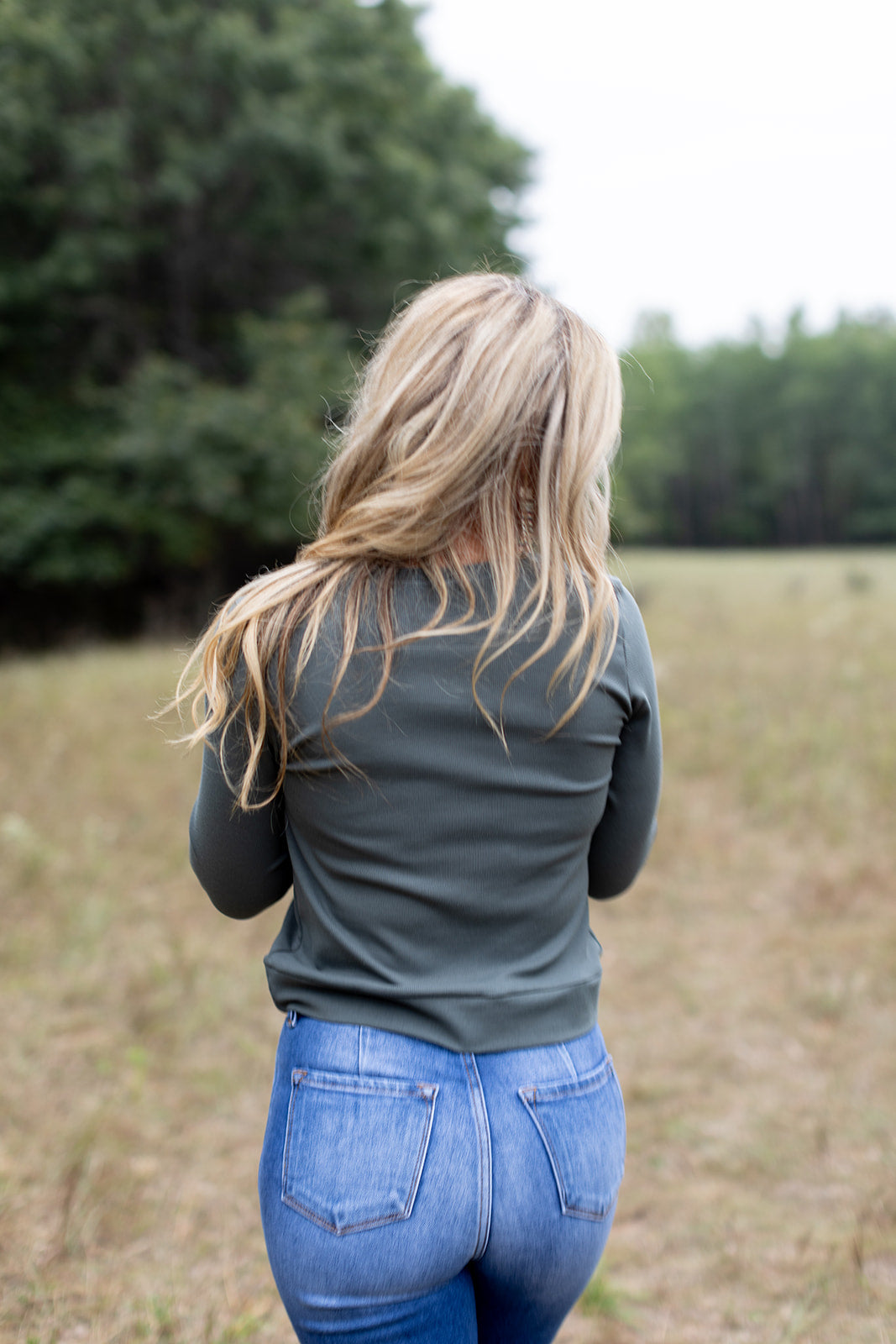 The Weekender Dusty Teal Top - *LOW STOCK*