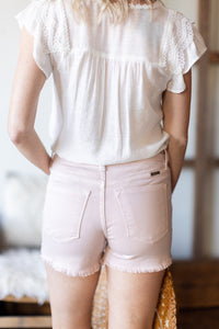 On My Mind Peach Shorts - *1 LEFT*