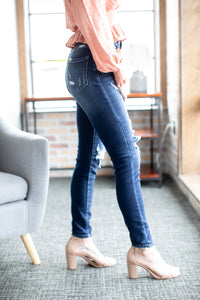 Just Like That High Rise Destructed Skinny - *LOW STOCK*