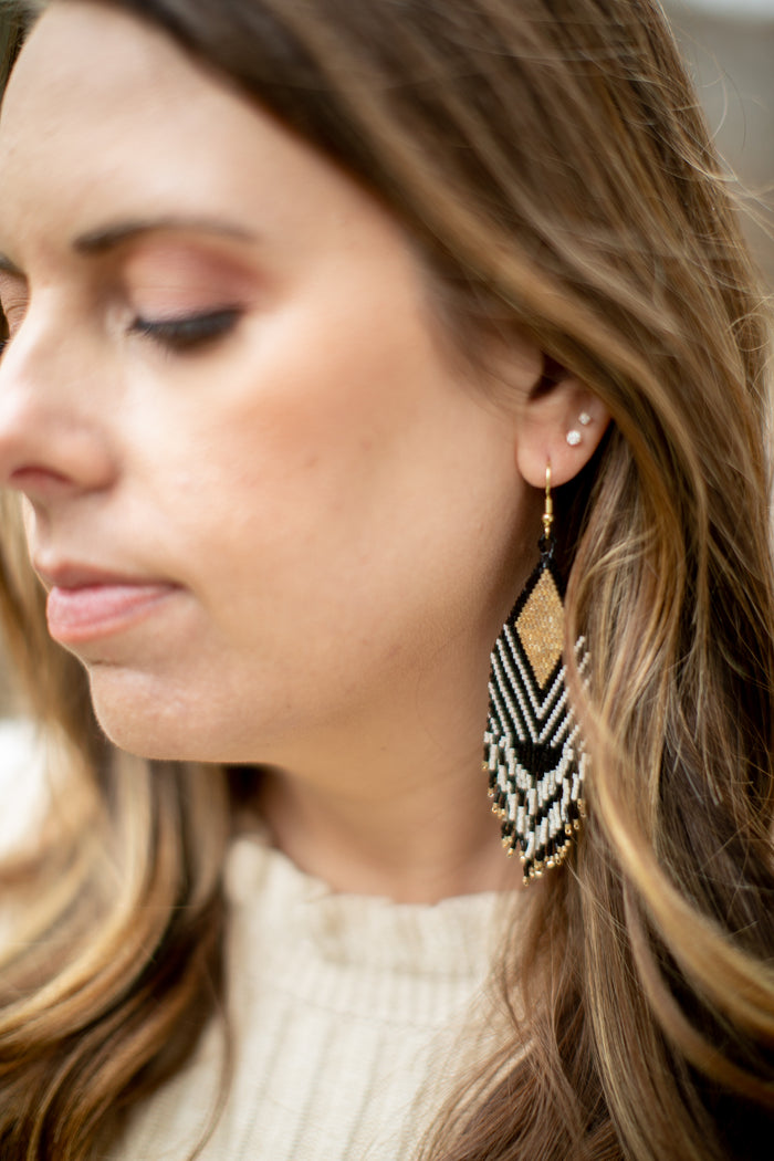 Glitter & Glow Stripe Earring - *1 LEFT*