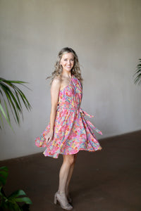 Endless Joy One Shoulder Floral Dress - *1 LEFT*