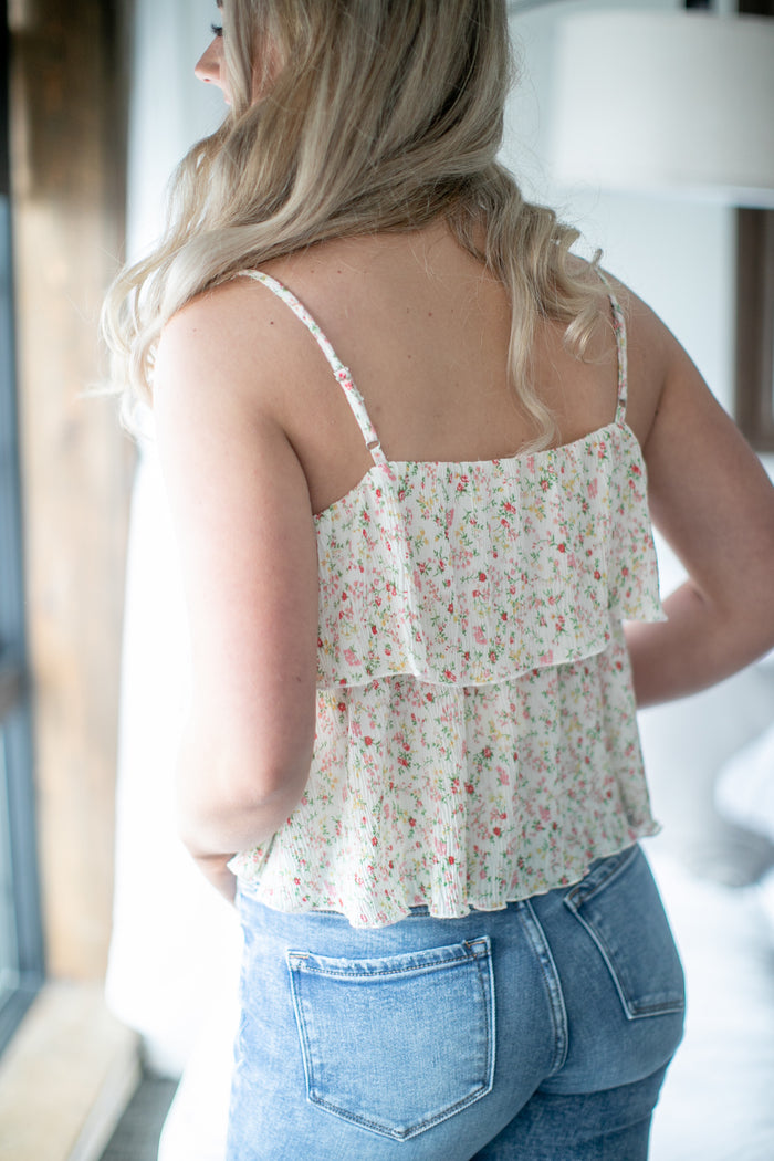 One and Only Floral Tank - *1 LEFT*