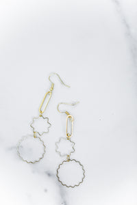 Starry Eyed Geo Earrings - *1 LEFT*